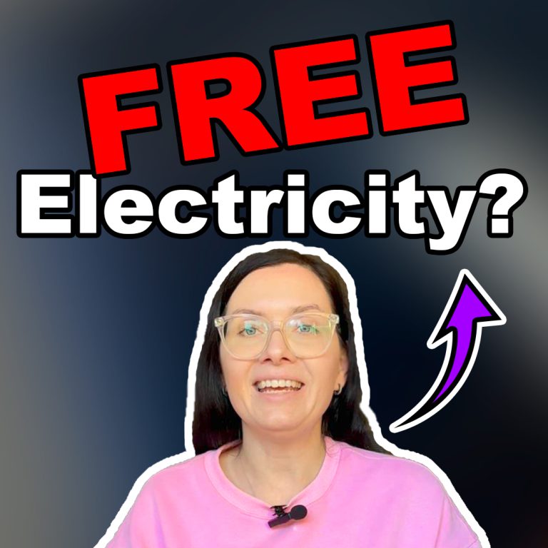 Free Electricity. Flashlight.